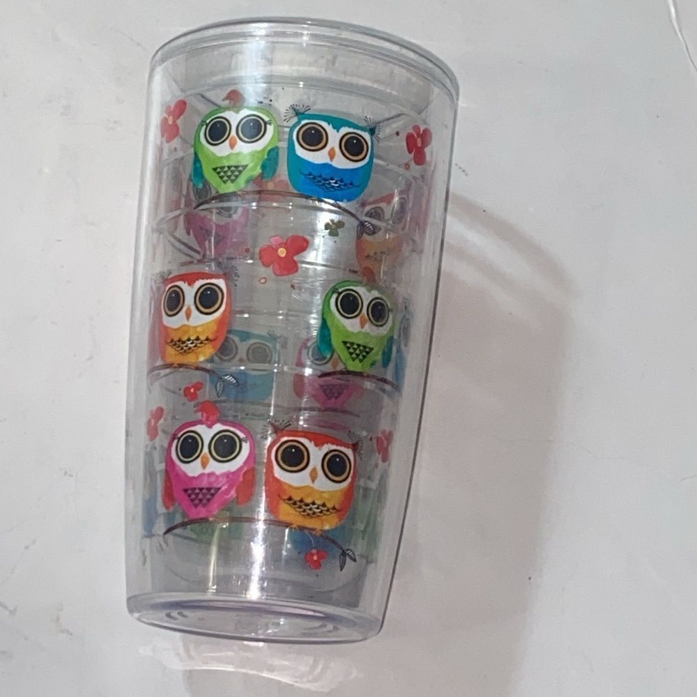 Tervis Tumblers 16 OZ Colorful Owls Designs No Lid